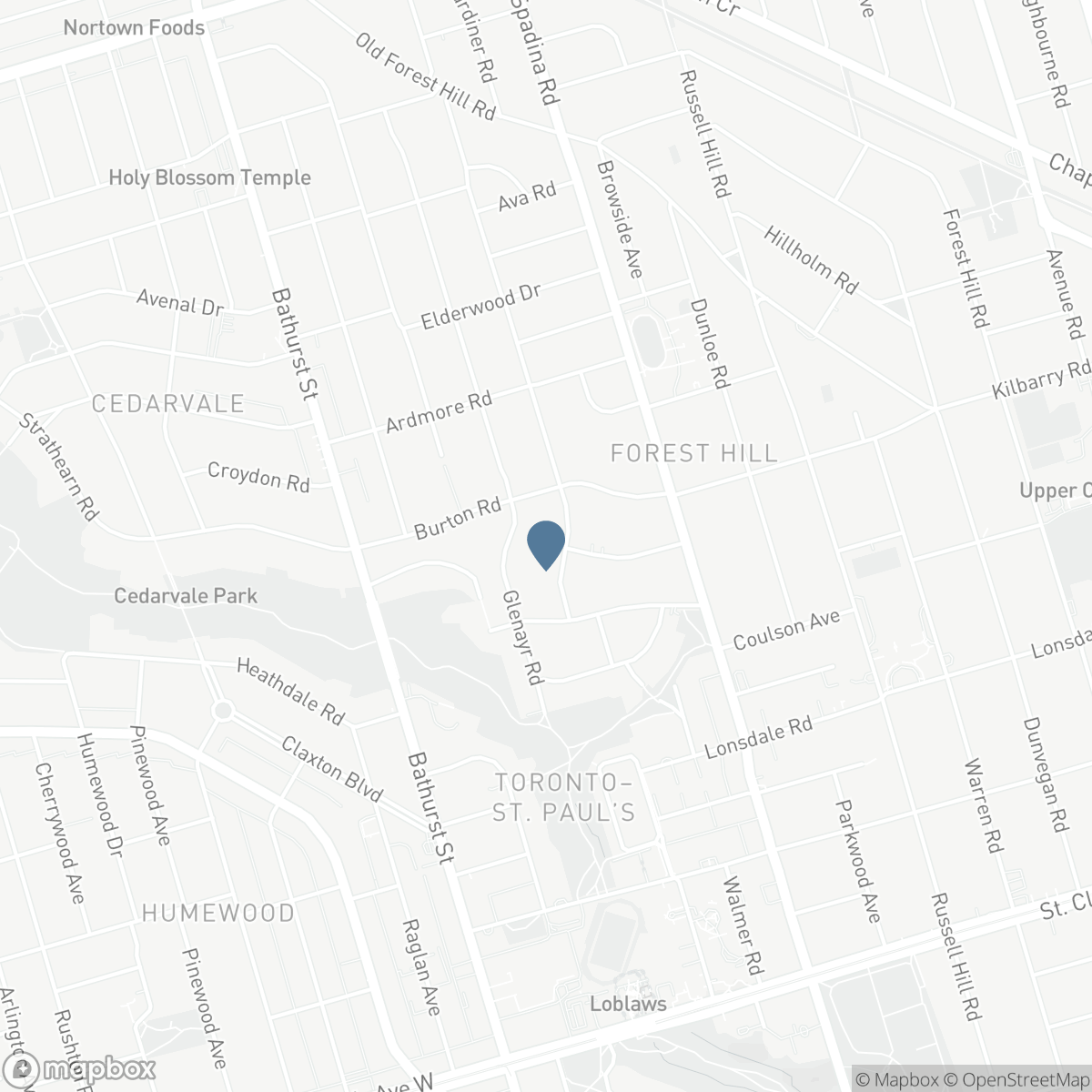 26 VESTA DRIVE, Toronto, Ontario M5P 2Z5